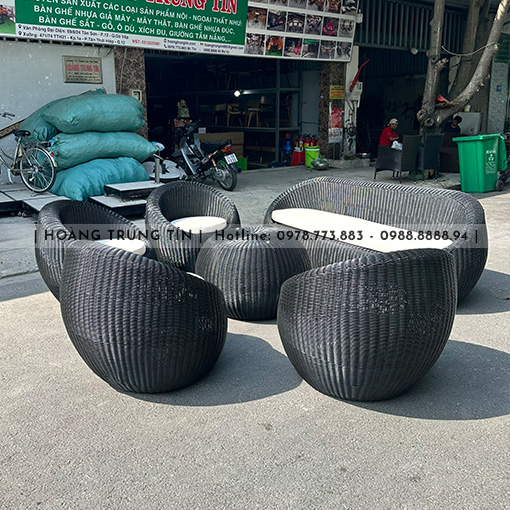 Mẫu bàn ghế nhựa giả mây BGHTT29