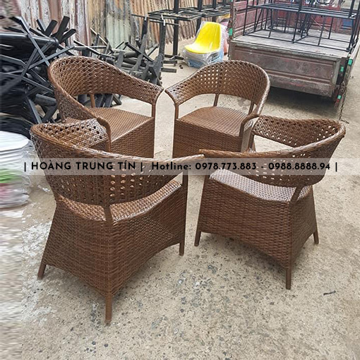 Mẫu bàn ghế nhựa giả mây BGHTT32