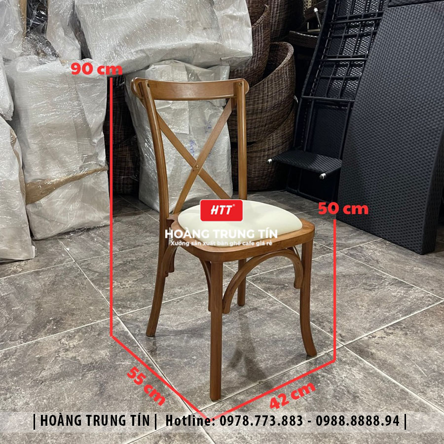 Ghế gỗ nệm cao cấp HTT12 đẹp giá rẻ 2026