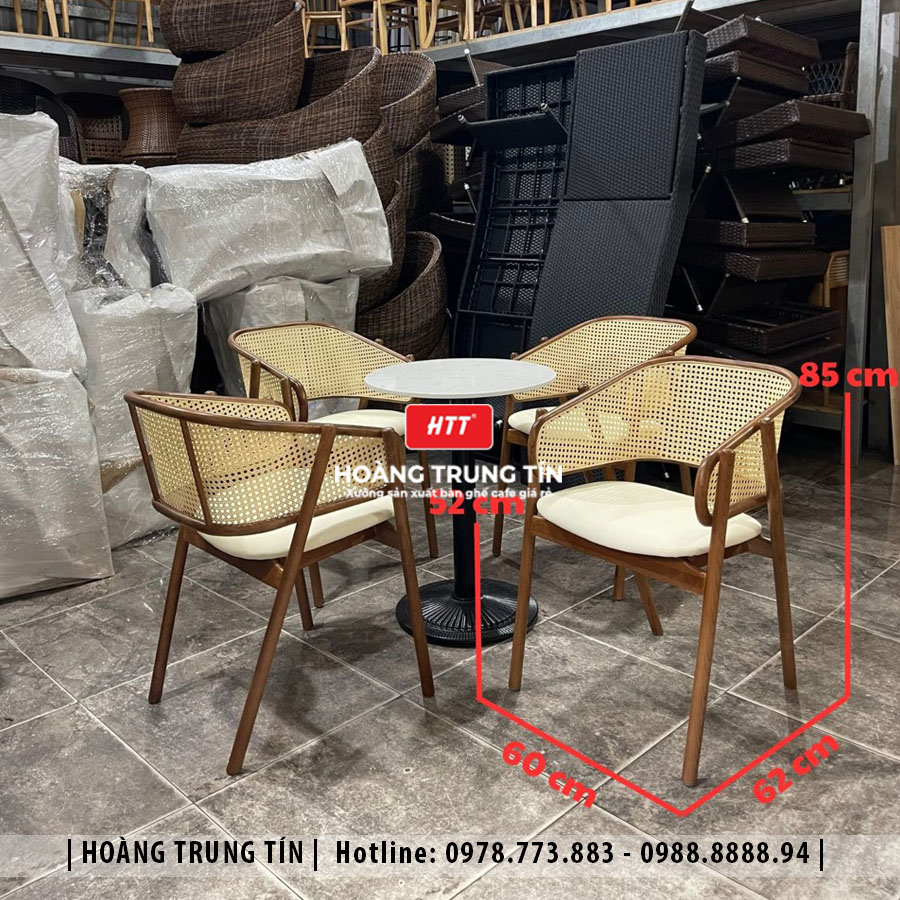 Bàn ghế gỗ nệm cao cấp HTT09 đẹp giá rẻ 2026