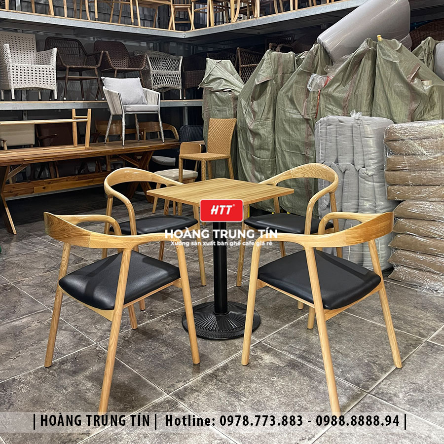 Bàn ghế gỗ nệm cao cấp HTT02 đẹp giá rẻ 2026