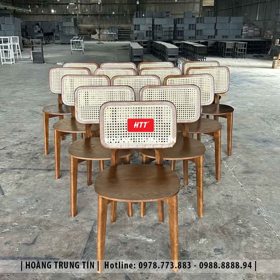 Ghế gỗ cafe cao cấp HTT01 đẹp giá rẻ 2026