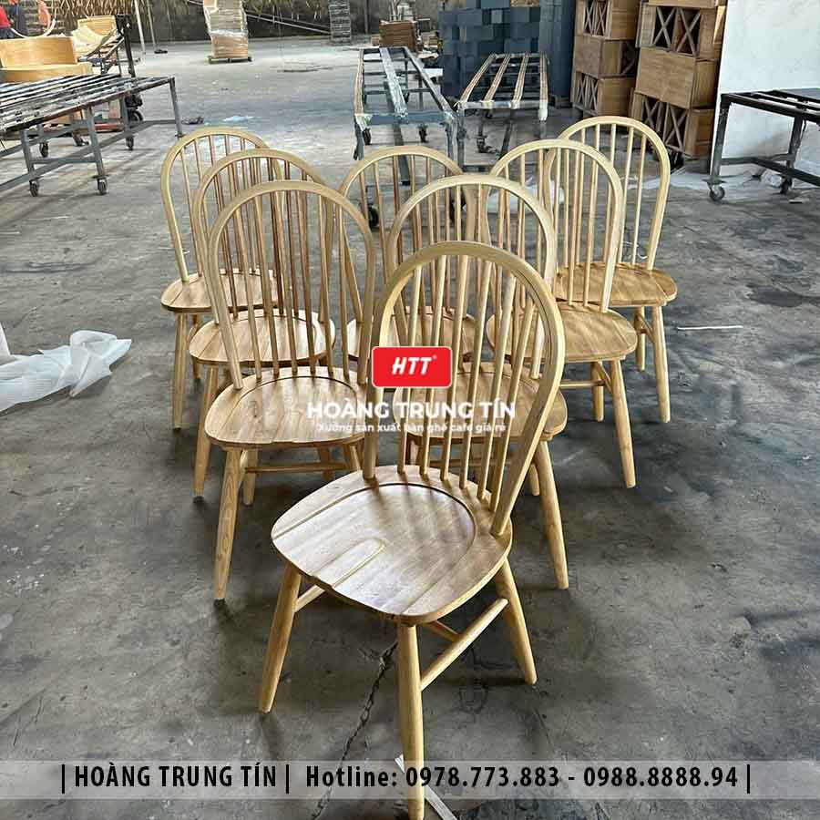Ghế windsor gỗ cafe cao cấp HTT01 đẹp giá rẻ 2026