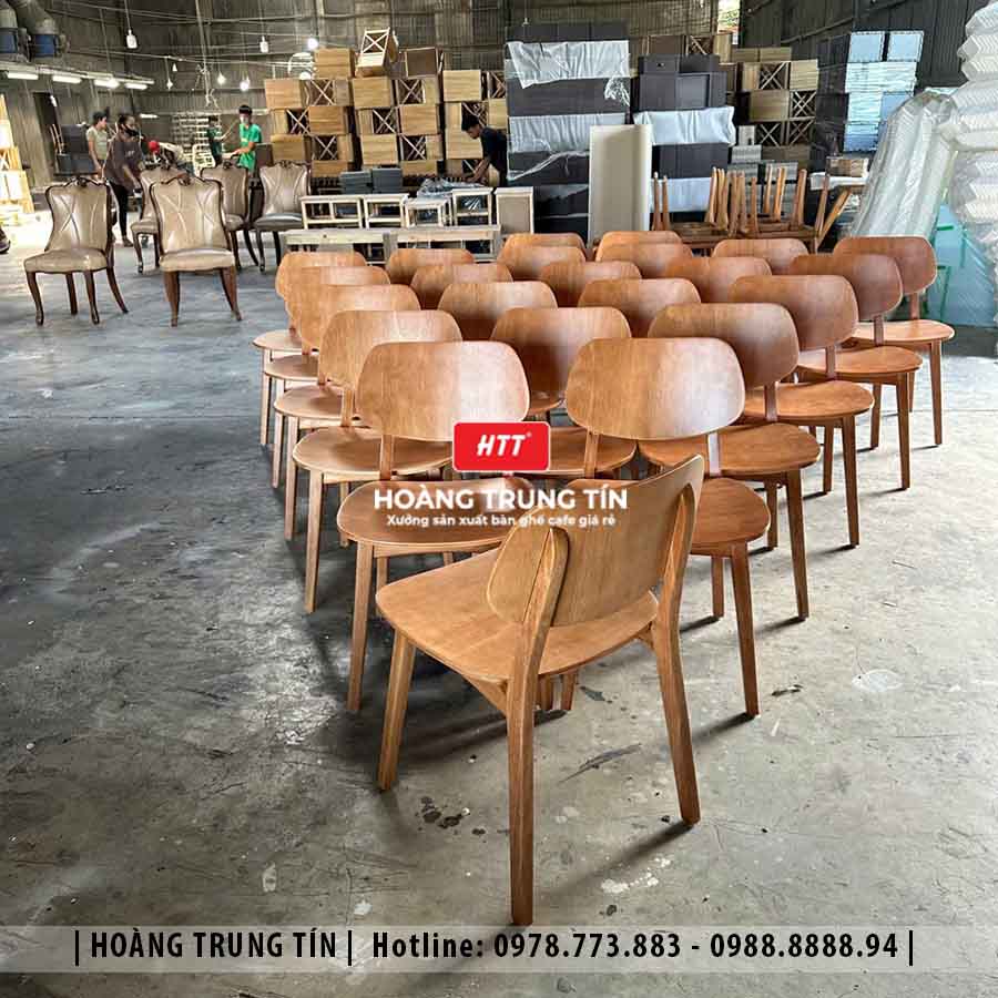 Chi tiết ghế plc gỗ cafe cao cấp HTT02