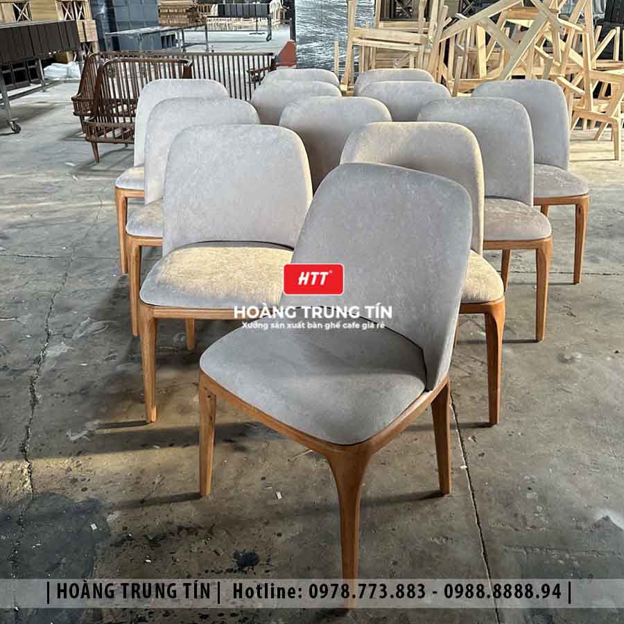 Ghế grace không tay gỗ nệm cao cấp HTT04 đẹp giá rẻ 2026