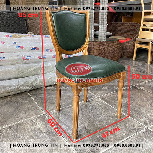 Bàn ghế cafe gỗ nệm HTT014 đẹp giá rẻ 2026