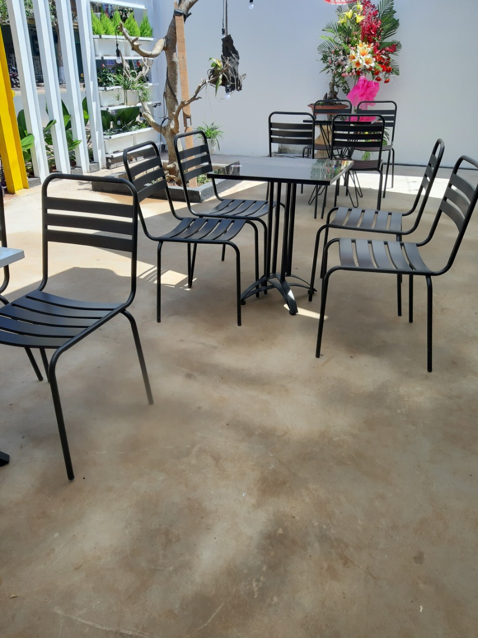 BÀN GHẾ SẮT MỸ NGHỆ HTT-14