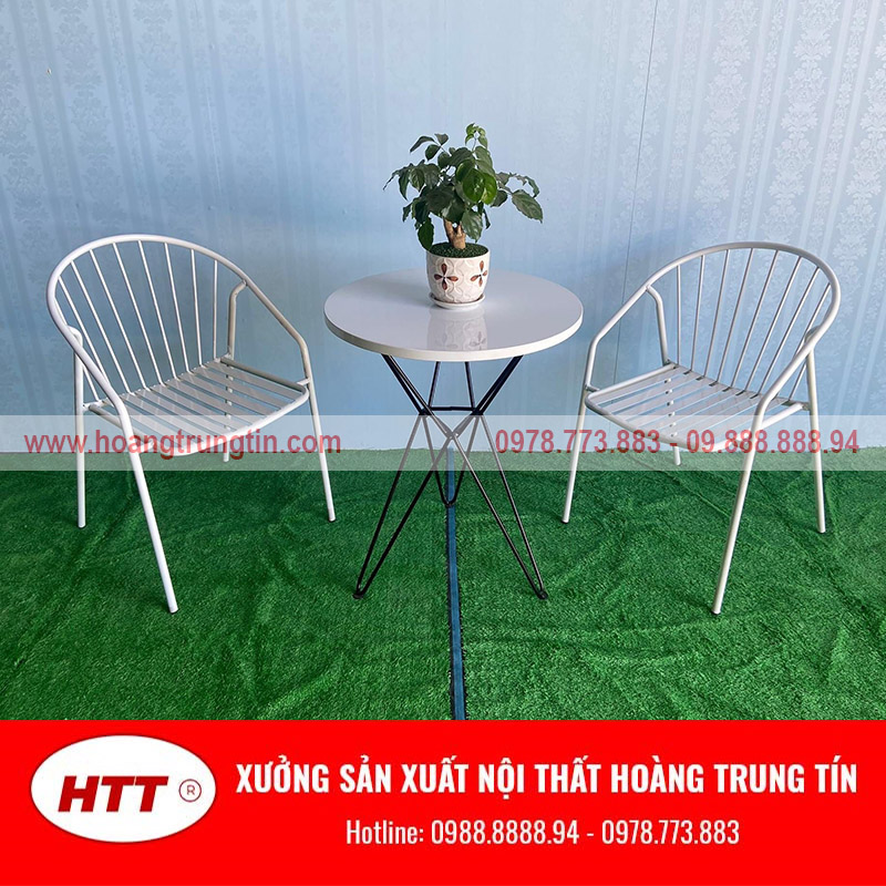 Bàn ghế sắt mỹ nghệ HTT-BGSMN22
