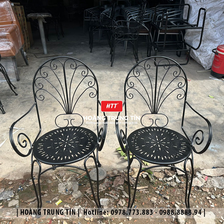 Ghế Cafe Sắt Ngoài Trời HTT04
