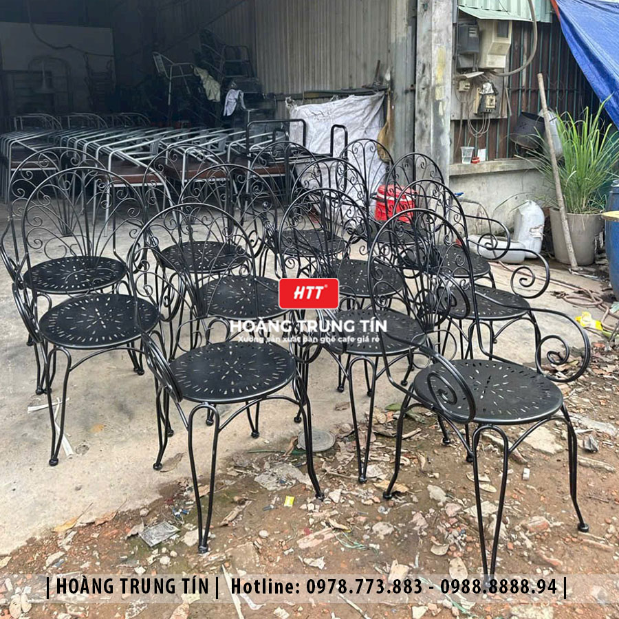 Ghế Cafe Sắt Ngoài Trời HTT04