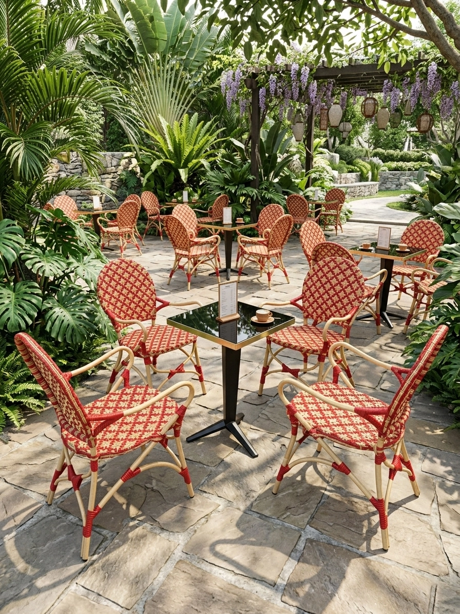 Ghế đan dây nhựa HTT 01