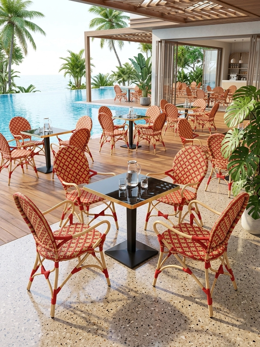 Ghế đan dây nhựa HTT 01