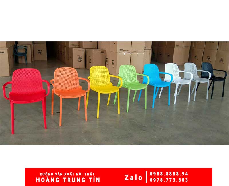 Ghế nhựa đúc nguyên khối nhập khẩu HTT017