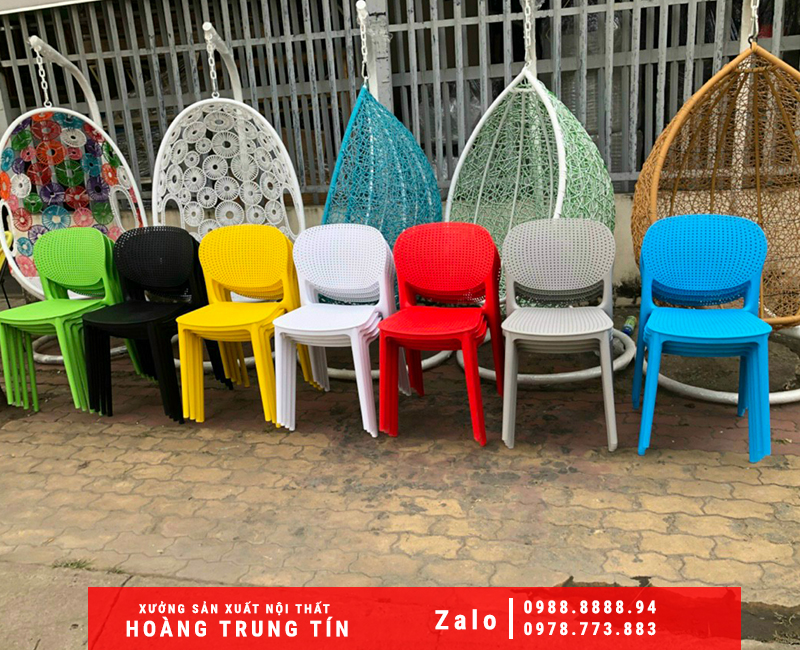 Ghế nhựa đúc nguyên khối nhập khẩu HTT004