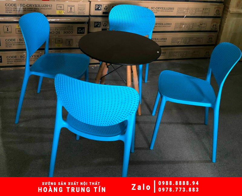 Ghế nhựa đúc nguyên khối nhập khẩu HTT008