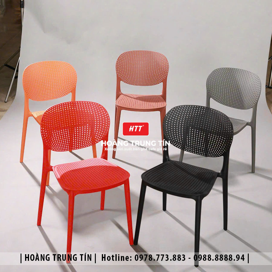 Ghế nhựa đúc nguyên khối HTT07