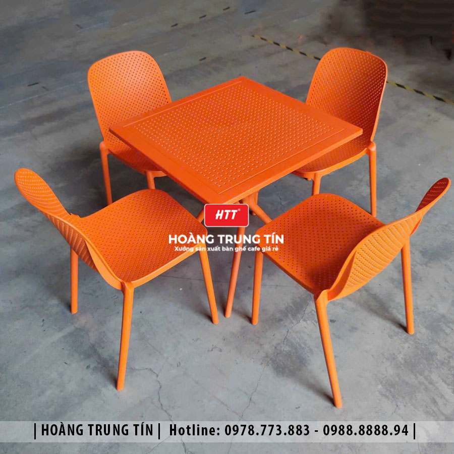 Ghế nhựa đúc nguyên khối HTT09