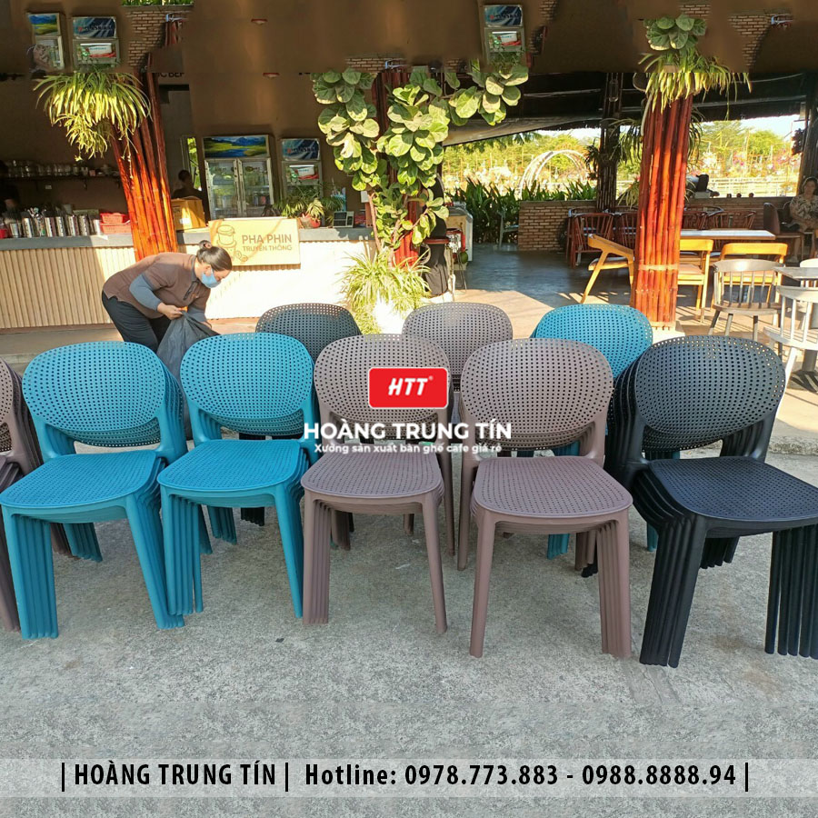 Ghế nhựa đúc nguyên khối nhập khẩu HTT10
