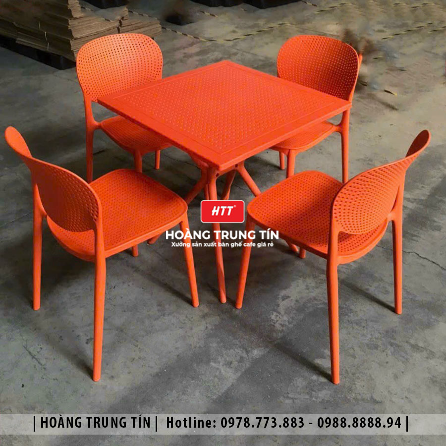 Ghế nhựa đúc nguyên khối nhập khẩu HTT11