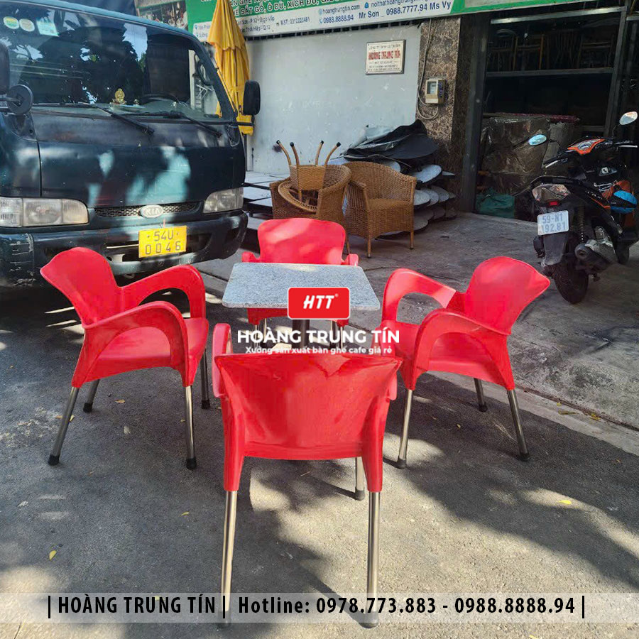 Ghế nhựa đúc nguyên khối HTT23