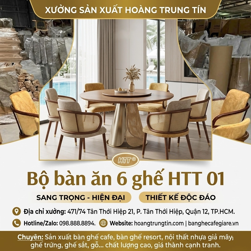 Bộ bàn ăn 6 ghế Bộ bàn ăn 6 ghế