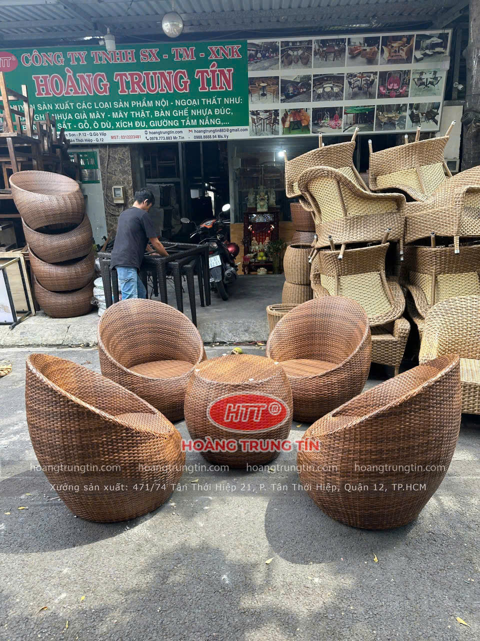 ghế trứng xích đu giả mây trang trí quán cafe check-in ghế trứng xích đu giả mây trang trí quán cafe check-in