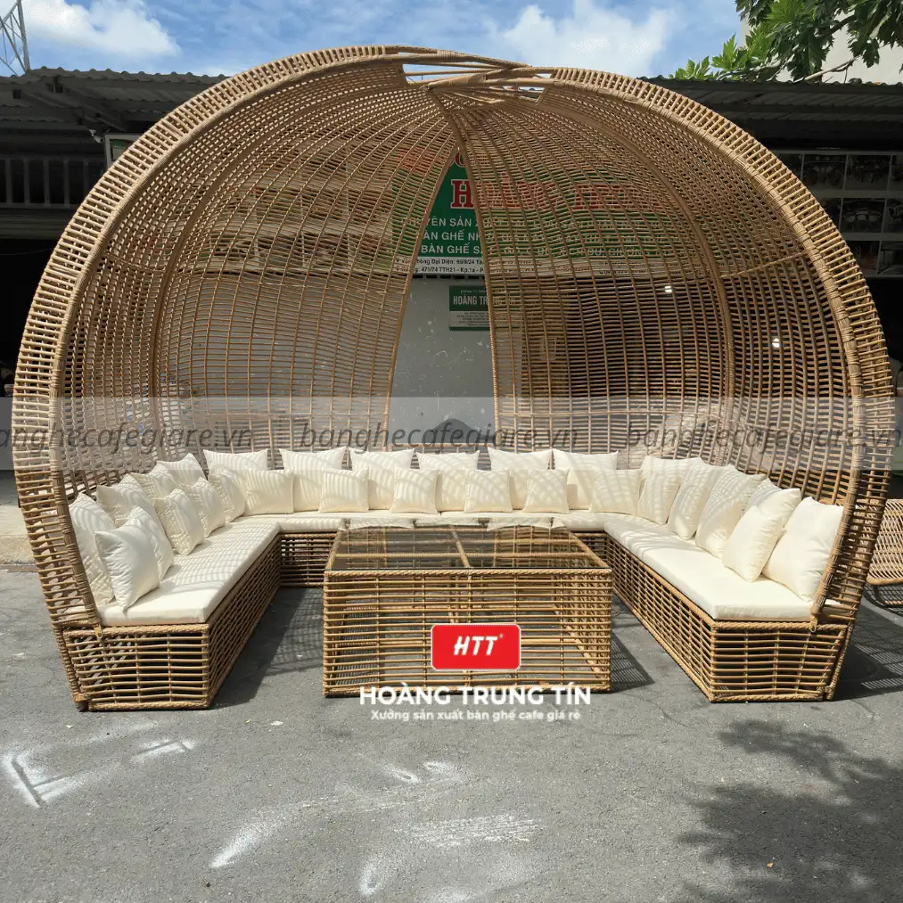 Bộ nội thất giả m&acirc;y cho khu nghỉ dưỡng resort ven biển 2026