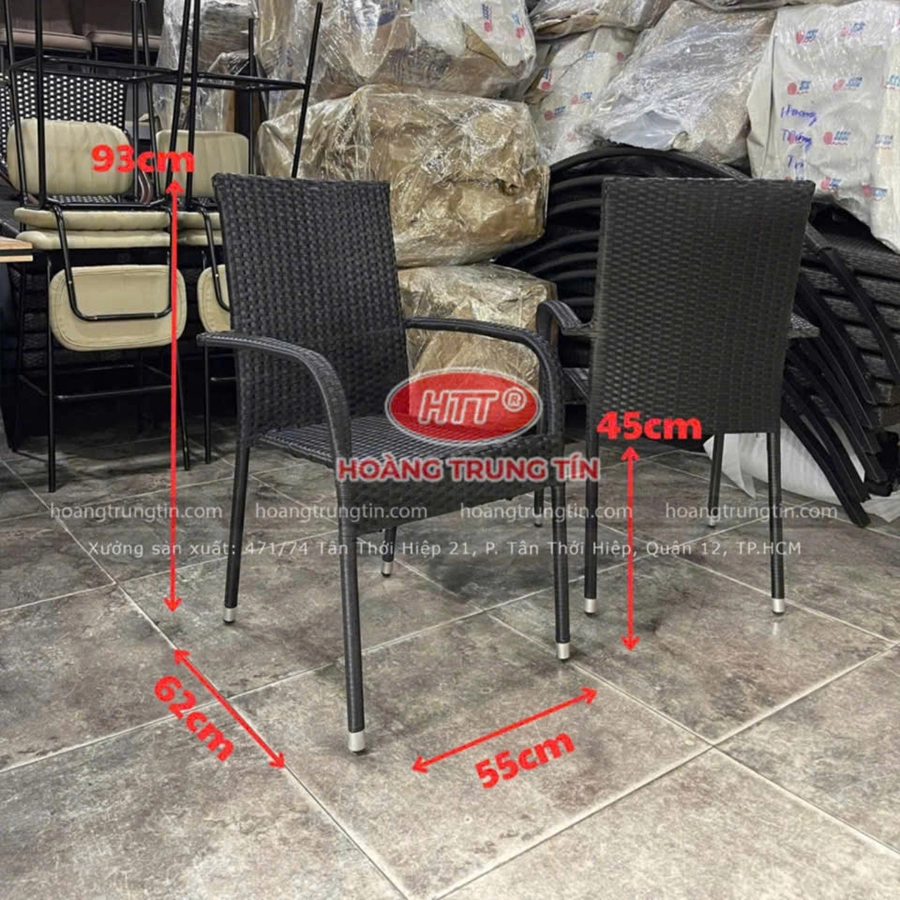 B&agrave;n Ghế Nhựa Giả M&acirc;y HTT 03-8