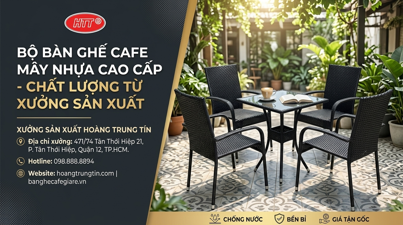 b&agrave;n ghế nhựa giả m&acirc;y HTT 03