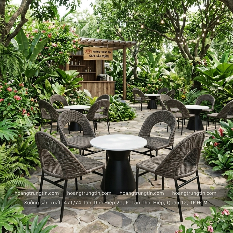 ghế đan nhựa giả m&acirc;y HTT 01-3