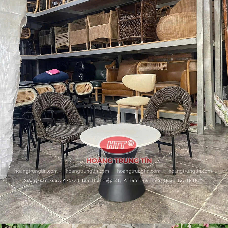 ghế đan nhựa giả m&acirc;y HTT 01