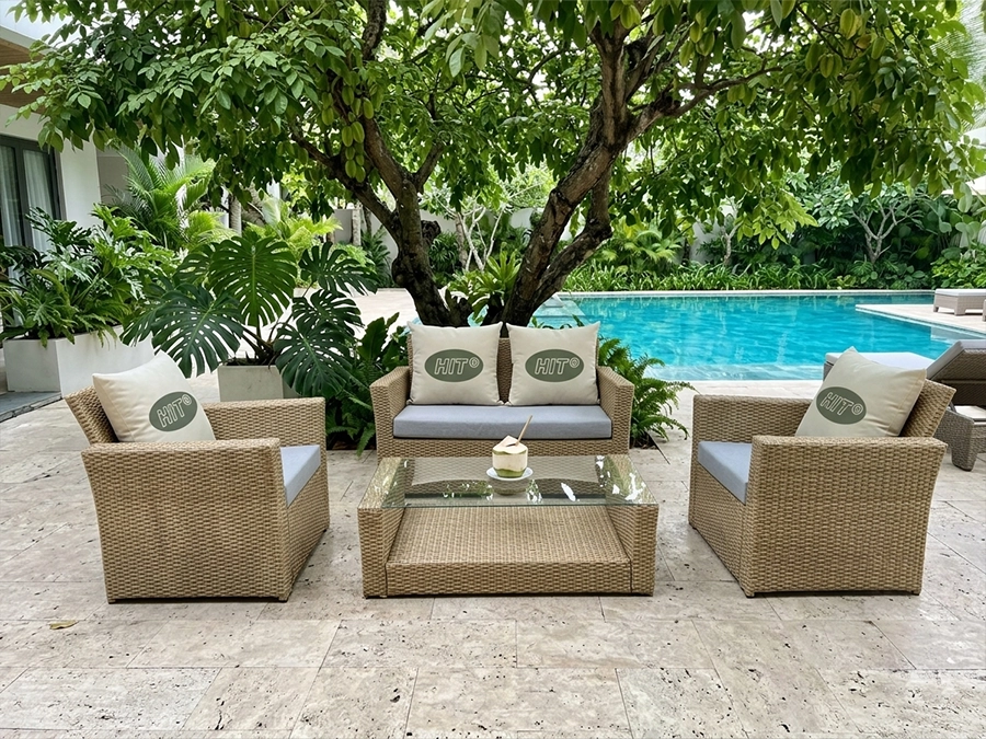 Sofa Nhựa Giả M&acirc;y HTT 01-1-1