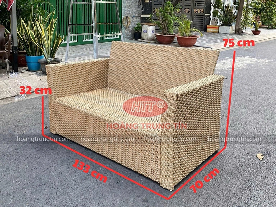 Sofa Nhựa Giả Mây HTT 01