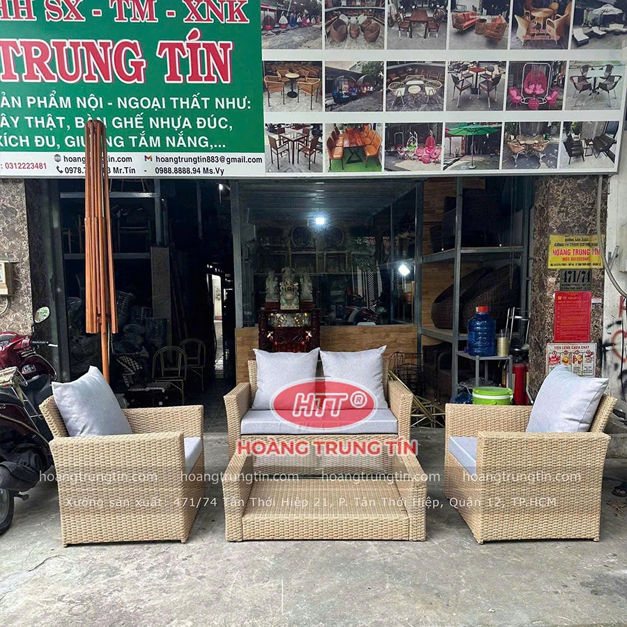 Sofa Nhựa Giả M&acirc;y HTT 01-5