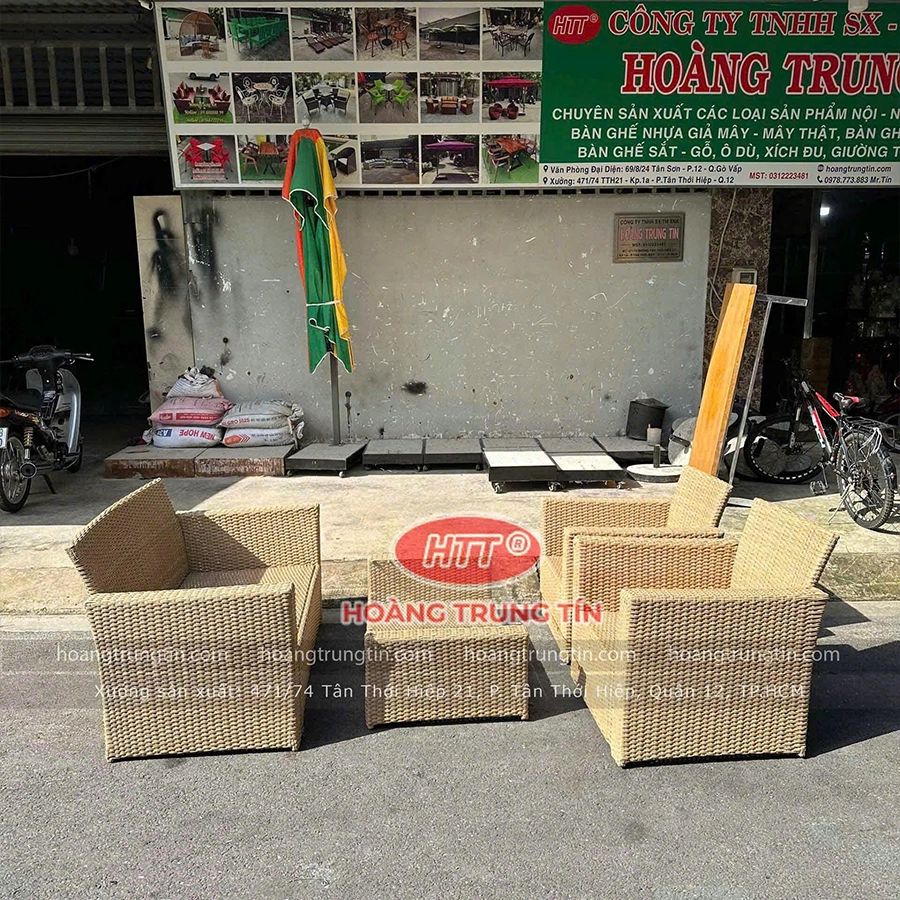 Sofa Nhựa Giả Mây HTT 01