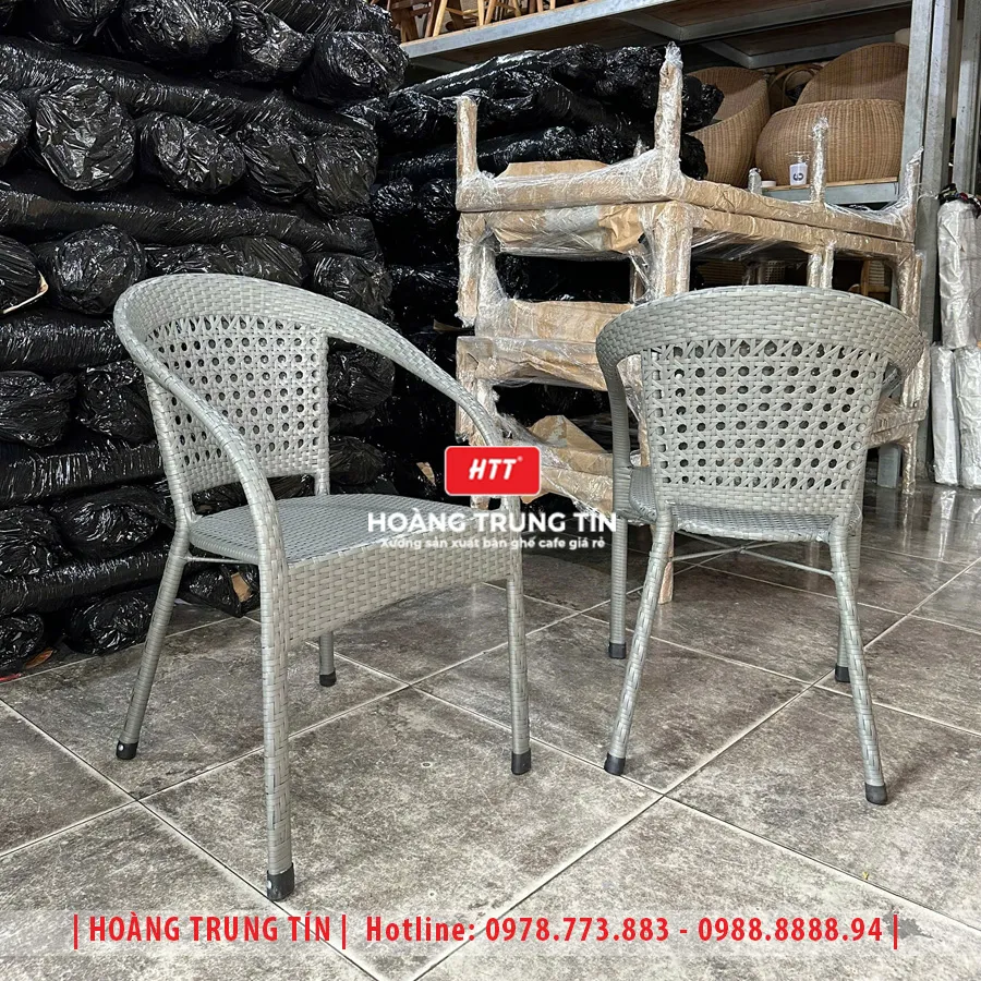 ghế cafe nhựa giả m&acirc;y 2026