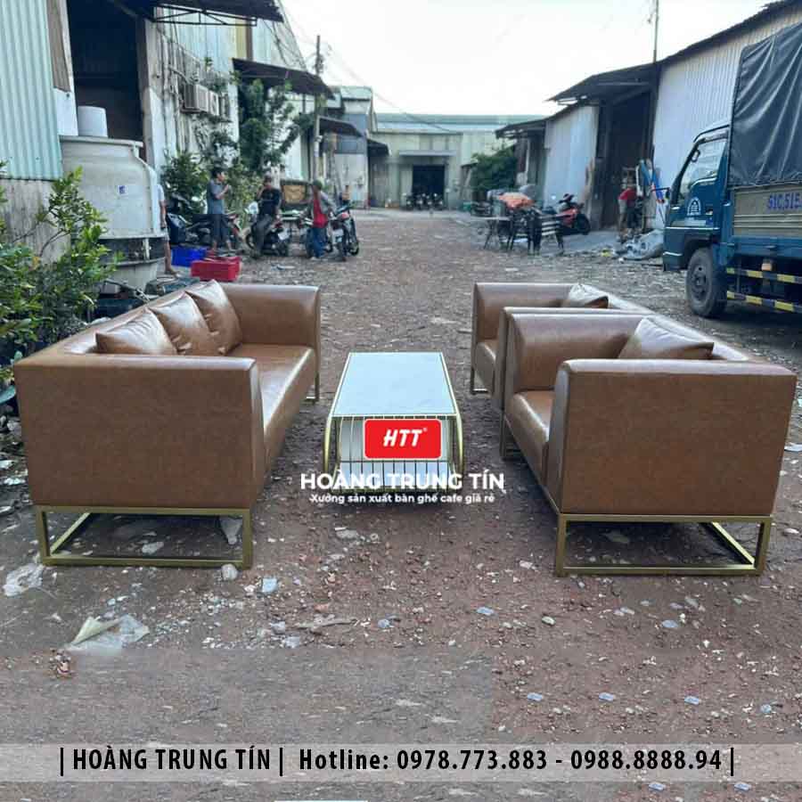 Sofa nệm phòng khách cao cấp HTT02