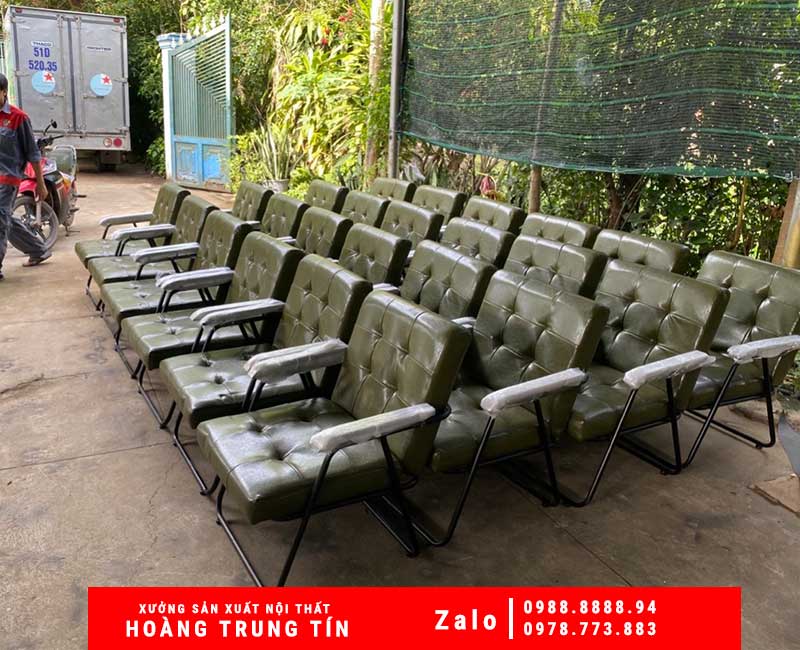 Bộ bàn ghế sofa sắt nệm HTT-02