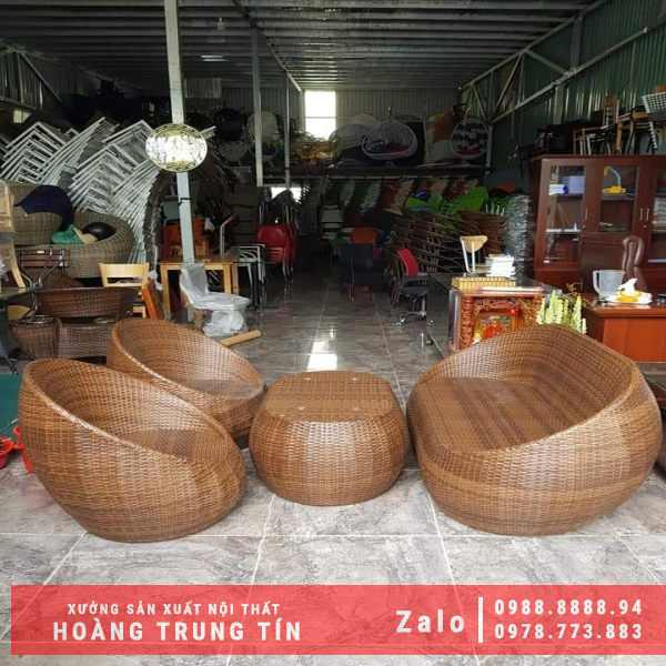 Bộ sofa nhựa giả mây (13)