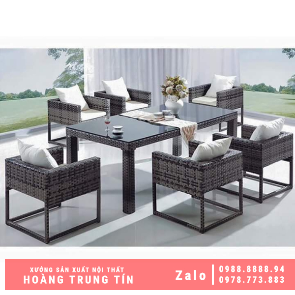 Bộ sofa nhựa giả mây (28)