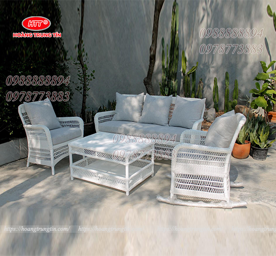 Bộ sofa giả mây HTT-SFGM06