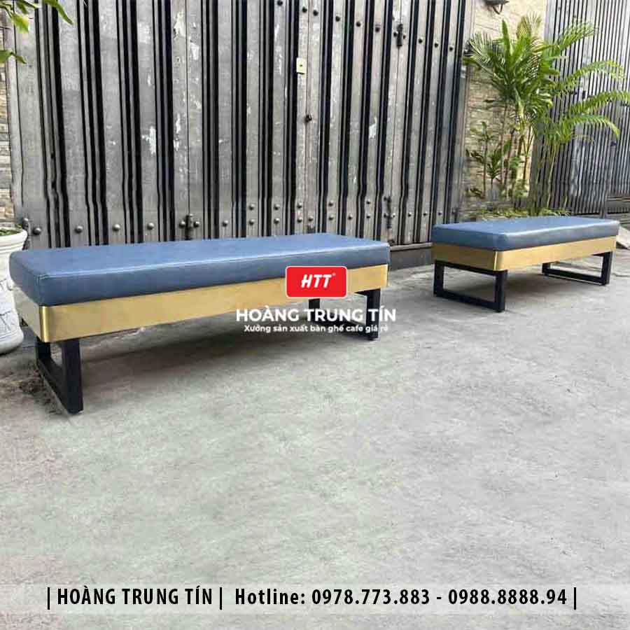 Sofa sắt nệm cafe HTT03