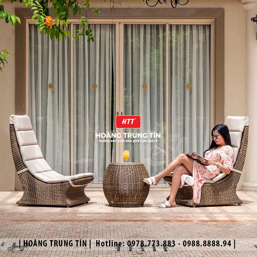 Sofa Đan Nhựa Giả Mây HTT058