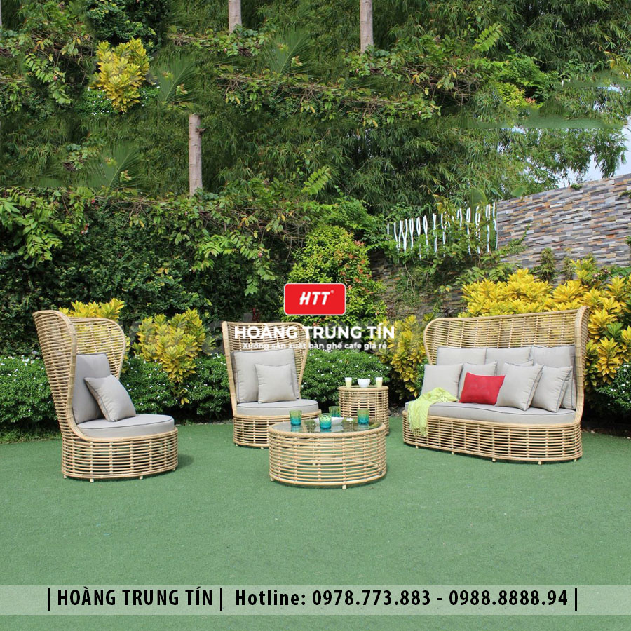 Sofa Đan Nhựa Giả Mây HTT056