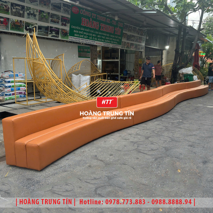 Sofa nệm băng dài theo yêu cầu HTT01