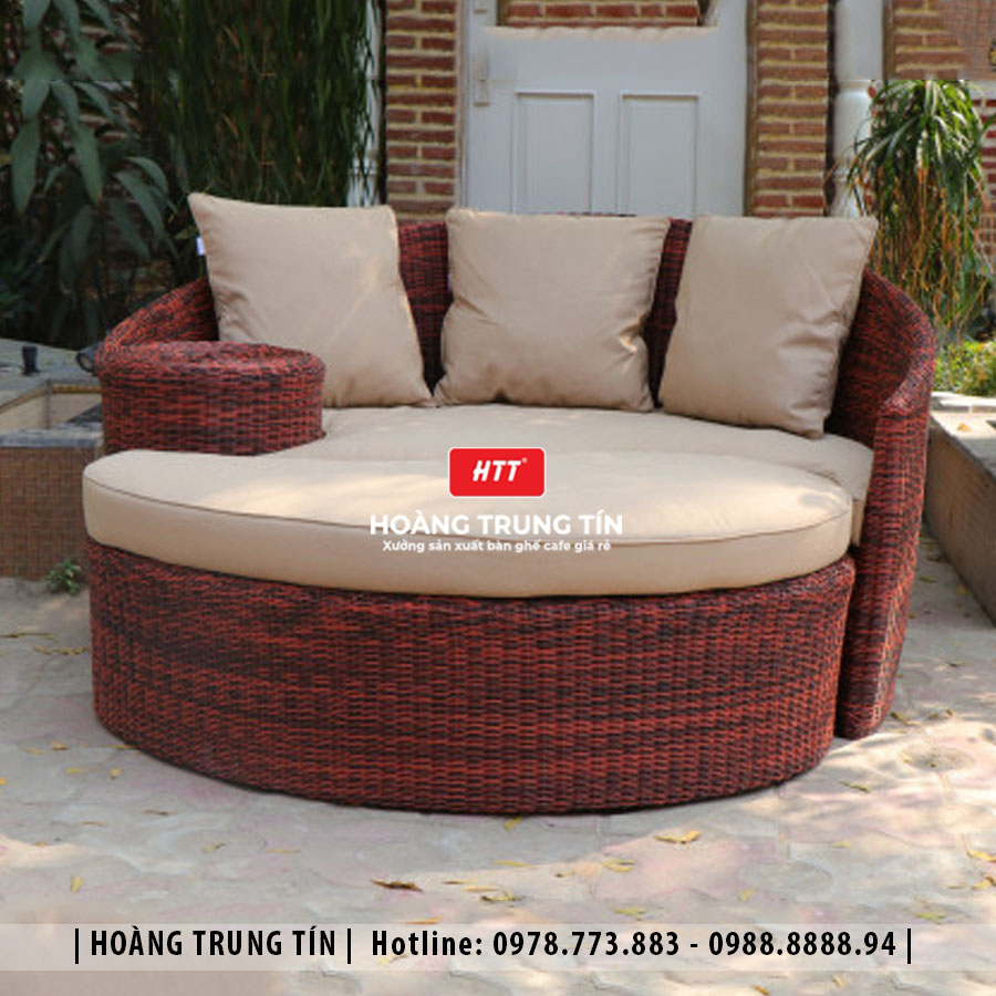 Sofa đan nhựa giả mây HTT073