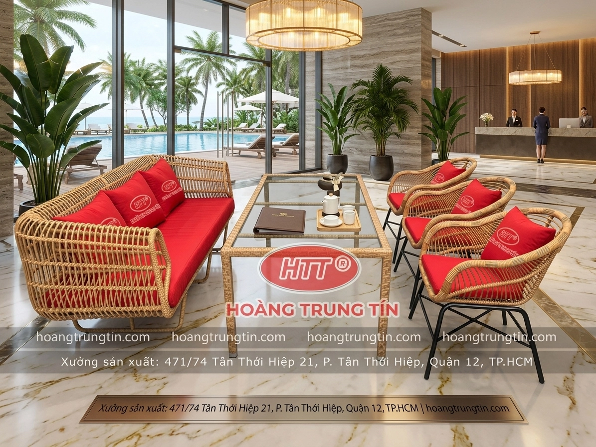 sofa nhựa giả m&acirc;y HTT 03