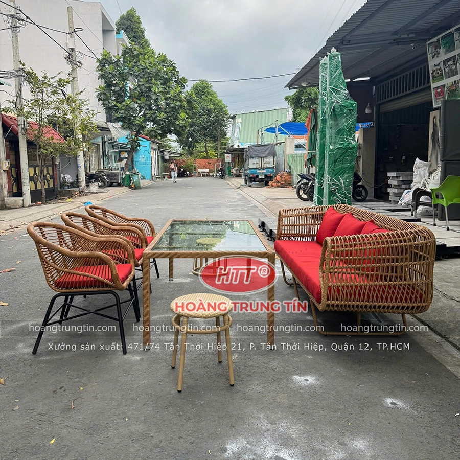 sofa nhựa giả m&acirc;y HTT 03-5