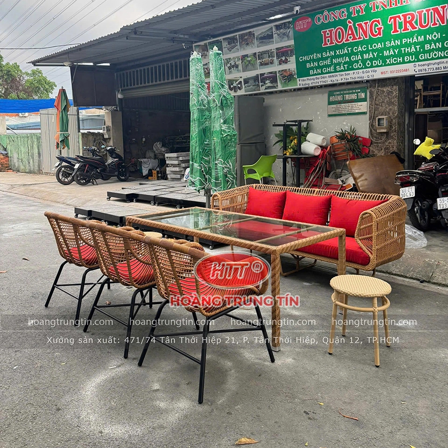 sofa nhựa giả m&acirc;y HTT 03-6