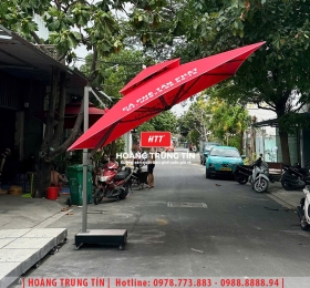Dù che nắng lệch tâm vuông 3m HTT-01